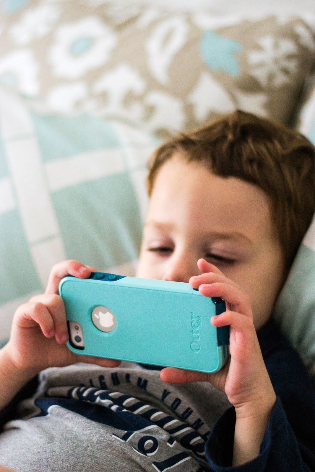 Child using a tablet